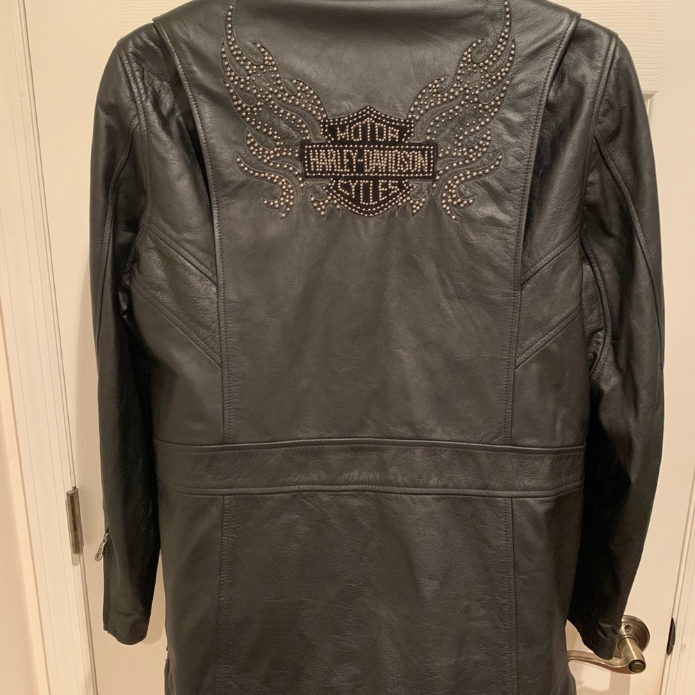 Harley-Davidson Black Studded Leather Jacket
